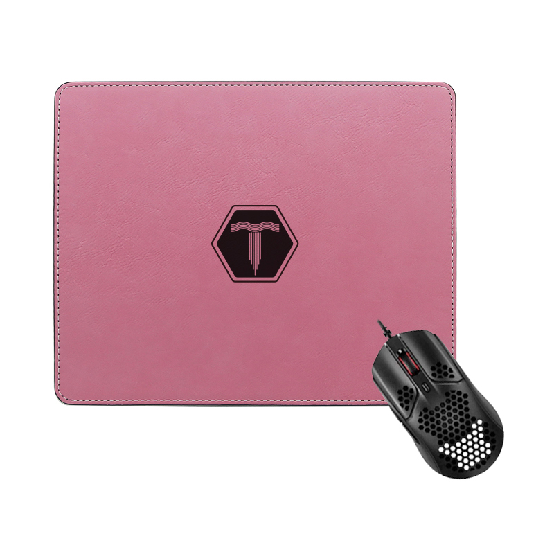 Tấm lót chuột hình chữ nhật giả da có thể laser 25 * 20cm