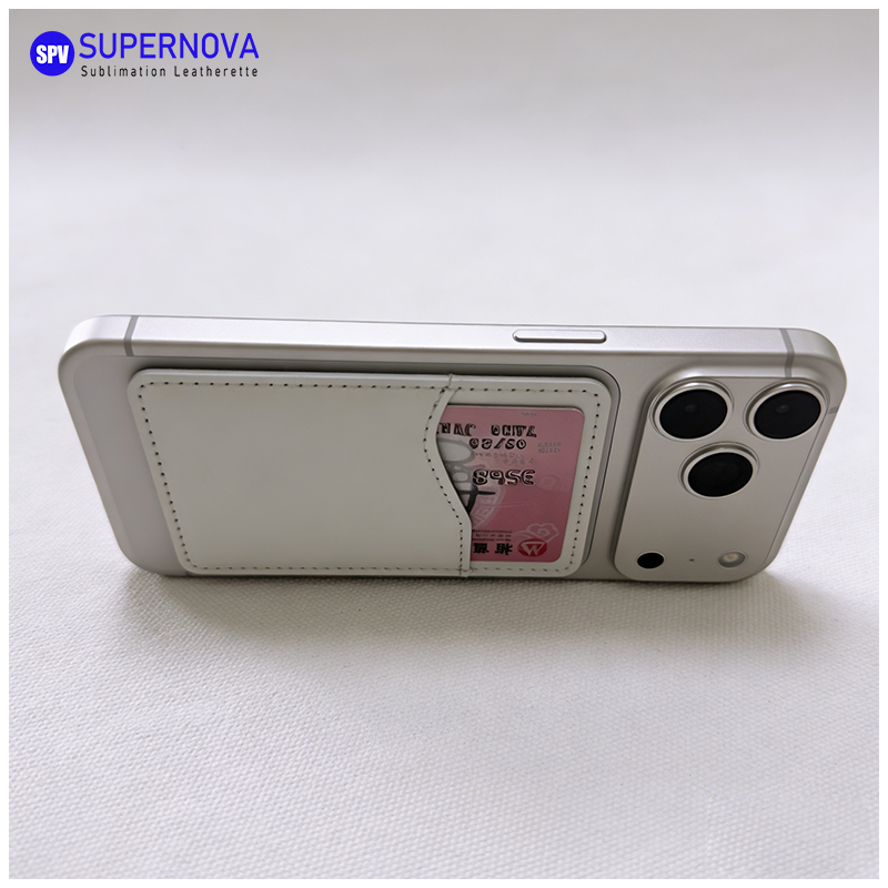 Chủ thẻ điện thoại giả da thăng hoa có nam châm Chủ thẻ điện thoại giả da thăng hoa có nam châm