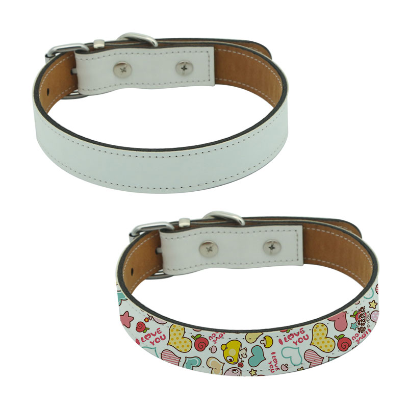 Vòng cổ chó giả da thăng hoa - S