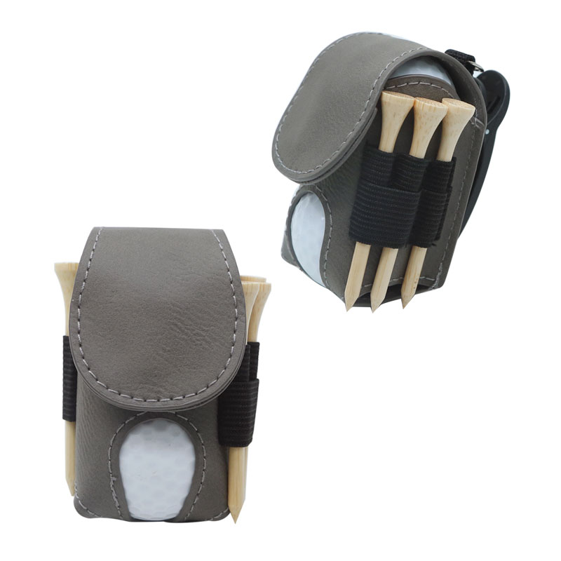 Người giữ bóng golf giả da có thể sử dụng tia laser với 5 tees bằng gỗ