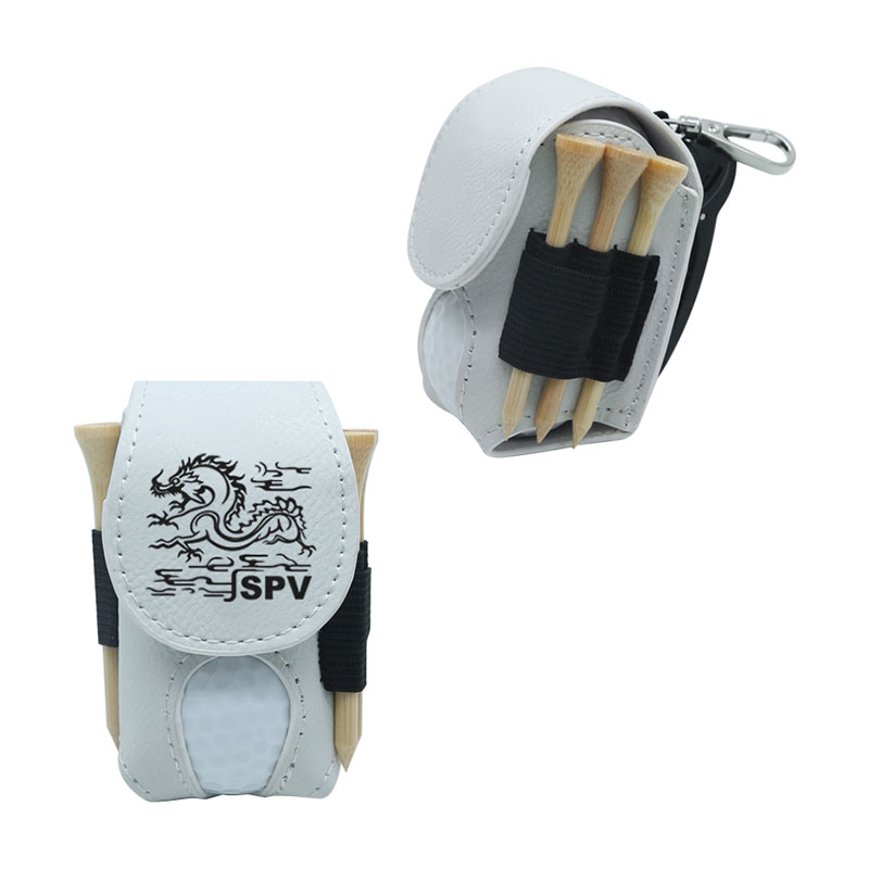 Người giữ bóng golf giả da có thể sử dụng tia laser với 5 tees bằng gỗ