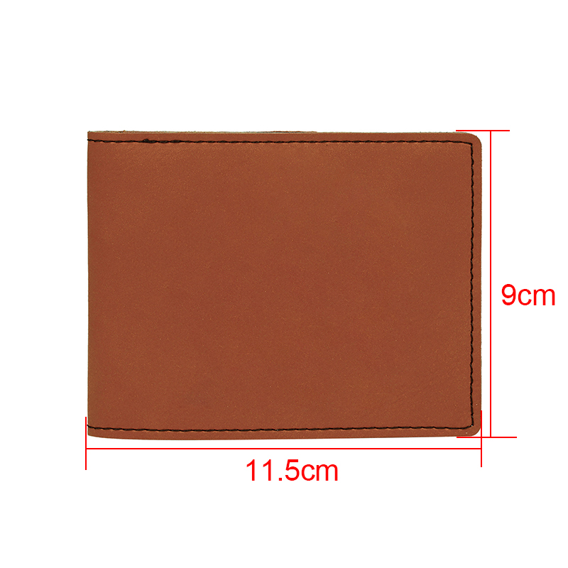 Ví Bifold giả da có thể laze