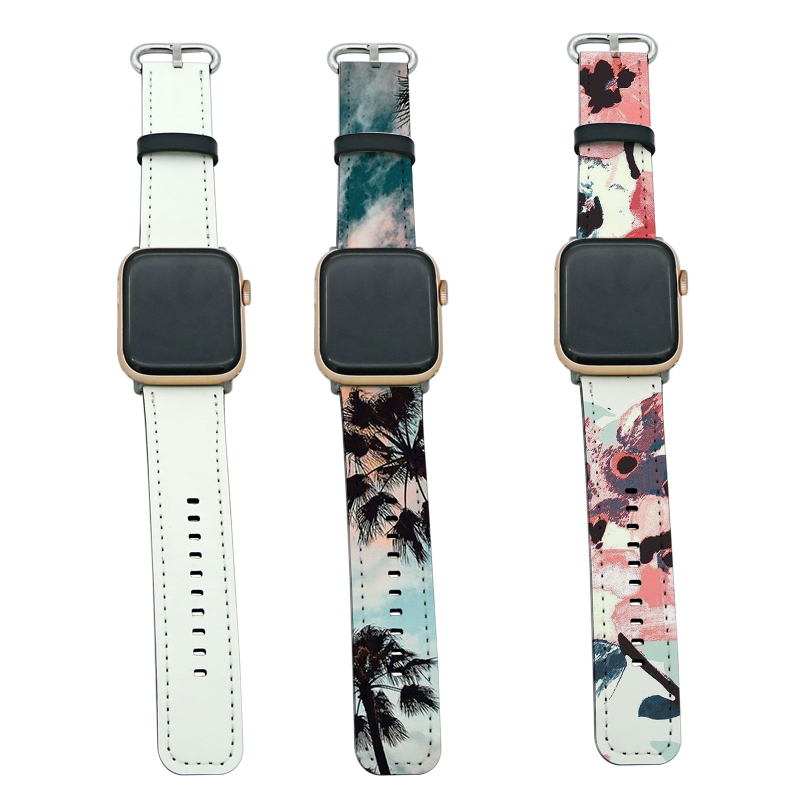 Dây đeo Apple iWatch bằng da PU thăng hoa cho Series 4/5-44mm