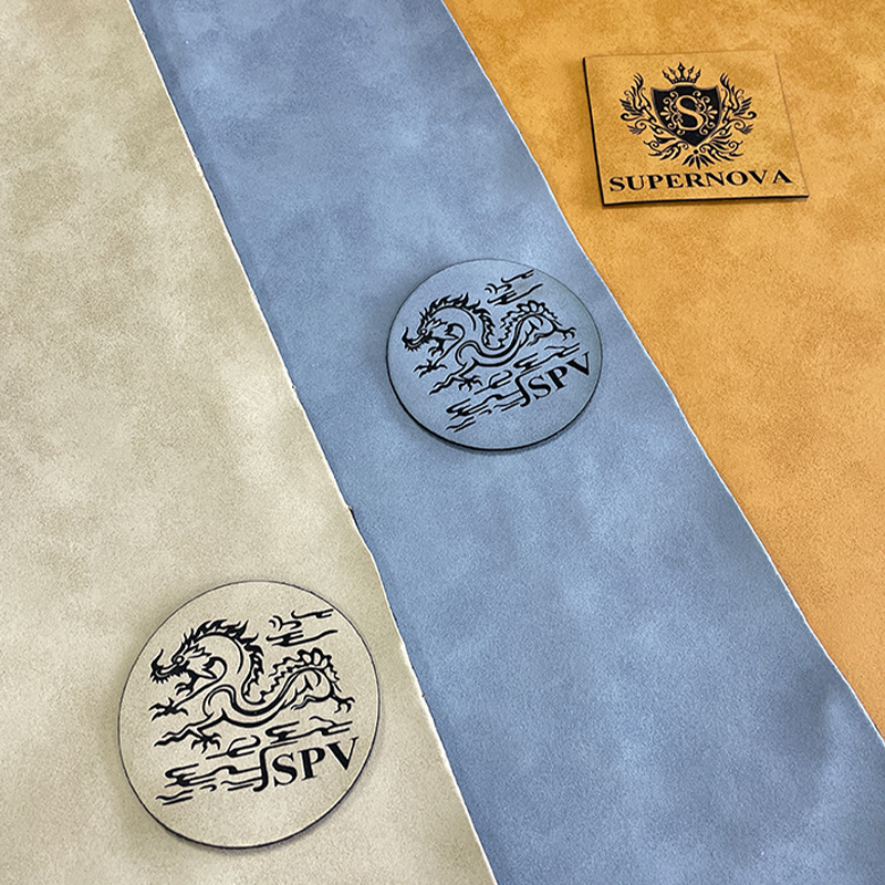 Tấm giả da cổ điển mờ có thể dán laser có keo dính/không có keo dính